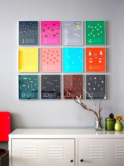 design work life » cataloging inspiration daily #calendar #diary #poster #typography